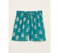 Fat Face FatFace Teal Blue Lino Shell Flippy Shorts Teal Blue Lino Shell EU 34 (UK 6)