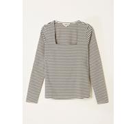 Fat Face FatFace Thea Ivory Stripe Square Neck Top crème FR 44 (EU 42)