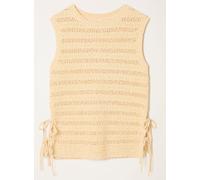 Fat Face FatFace Willa Yellow Knitted Tank