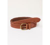 Fat Face FatFace Woven Leather Belt Brun L (FR 46-48)