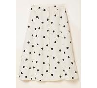 Fat Face Jupe midi FatFace Pois ivoire EU 42 Short (UK 14 S)