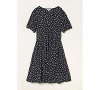 Fat Face Robe courte FatFace en jersey Point noir de Polka EU 36 Regular (UK 8)