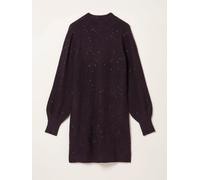 Fat Face Robe courte FatFace en maille scintillante Rouge bordeaux EU 52 Regular (UK 24 R)