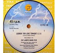 FAT LARRY'S BAND - LOOKIN' FOR LOVE TONIGHT 12 INCH (12" VINYL SINGLE) UK FANTASY 1979