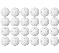 Fat Pipe Team Edition Lot de 24 balles d'entraînement de compétition certifiées IFF Blanc Diamètre 72 mm Ballon de jeu officiel en plastique PE