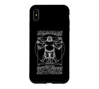 Fat Vitruvian Man Funny Dad BOD Da Vinci Fête des pères Coque pour iPhone XS Max