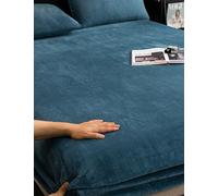 FATANI Velours De Lait éPaissi ÉLégant Dessus Moderne Matelassé Idéal De Lit comme Jeté De Canapé Ou Couvre-lit,Mist Blue,90x200cm