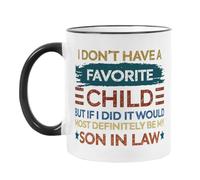 Fatbaby Tasse à café amusante pour beau-fils de la part d'une belle-mère, d'un beau-père, d'un beau-fils - Cadeau pour la fête des pères, un anniversaire, Noël, Thanksgiving, un beau-fils - 325 ml