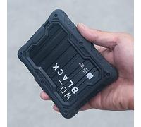FATBEAR Coque de protection tactique militaire robuste antichoc pour disque dur mobile Western Digital WD Noir P10 2 To 4 To 5 To (pour P10 4 5 To)