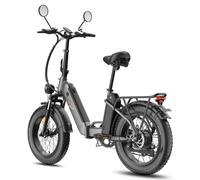 Fatbike E-Bike pour hommes & femmes 20 pouces vélo pliant 48V 13.4Ah*2Accu moteur 65N.m, capacité de charge 150kg 70KM d'autonomie E-Bike vélos pliants vélo électrique