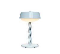 Fatboy Bellboy LED Lampe de Table - Lampe de Chevet Sans Fil Variable - Lumiere Livre Interieur pour Chambre, Salon ou Bureau - Rechargeable (9-90h) - 2700K - Hauteur 30cm - Jet Bleu