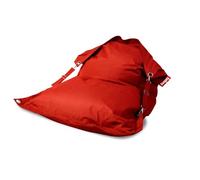 Fatboy Buggle-up Outdoor Pouf XXL - Fauteuil Jardin Modulable 1 ou 2 Places - Pouf Geant Exterieur Facile à Nettoyer - Fauteuil de Lecture en Olefin - Bean Bag - 185 x 137 cm - Rouge