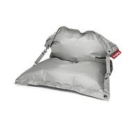 Fatboy Buggle-up Pouf XXL - Fauteuil Salon Modulable 1 ou 2 Places - Pouf Geant Facile à Nettoyer pour l'Intérieur et l'Extérieur - Fauteuil de Lecture en Polyester - 185 x 137 cm - Gris Clair