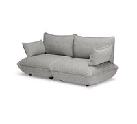 FATBOY canapé à 2 places SUMO SOFA MEDIUM MINGLE (Grid Stone - Tissu polyester FibreGuard)