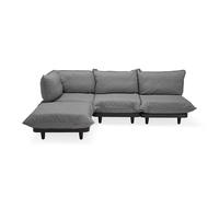 FATBOY canapé à 3 places pour l’extérieur PALETTI SET LARGE (Rock Grey - Polypropylène et oléfine)