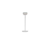 Fatboy Cheerio LED Lampe de Table - Lampe de Chevet Sans Fil Variable - Lampadaire LED Rechargeable (8-99h) - 2200K Lumiere Livre - IP55 Luminaire Exterieur & Interieur - Hauteur 26cm - Gris Clair
