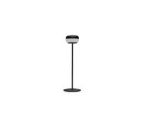Fatboy Cheerio LED Lampe de Table - Lampe de Chevet Sans Fil Variable - Lampadaire LED Rechargeable (8-99h) - 2200K Lumiere Livre - IP55 Luminaire Exterieur & Interieur - Hauteur 26cm - Noir