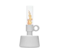FATBOY cheminée au bioéthanol pour l'extérieur FLAMTASTIQUE (Gris clair - Plastique, métal et verre recyclés)