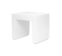 Fatboy® Concrete Seat | Blanc | Tabouret Design | pour l'intérieur et l'extérieur | Tabouret Multifonctionnel | 40 x 50 x 42 cm
