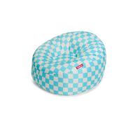 Fatboy 3.0 Bleu Ciel Lamzac O Canapé/Pouf/Sofa Gonflable Nomade | Chess Azur | Hamac rempli d'air | pour l'extérieur (Plage, Jardin ou Piscine) | 110 x 103 x 62 cm Mixte