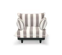 FATBOY fauteuil pour l'extérieur PALETTI LOUNGE CHAIR (Stripe Cacao - Polypropylène et oléfine)