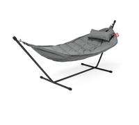 fatboy Hamac Headdemock Superb avec piètement et coussin - Rock Grey - noir