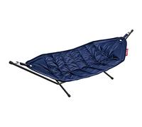 Fatboy Headdemock Hamac Pliable avec Support Hamac - Pour l'Extérieur, Camping, Jardin et Terrasse - Fauteuil Suspendu de Voyage en Polyester - Chaise de Jardin Jusqu'à 150kg - 270x 138cm - Bleu Foncé