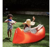 Fatboy® Lamzac 3.0 Canapé/Pouf/Sofa Gonflable | Epinard | Hamac rempli d'air | pour l'extérieur (Plage, Jardin ou Piscine) | 200 x 90 x 50 cm