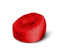 Fatboy Lamzac O Fauteuil Gonflable - Sofa Intérieur et Extérieur - Pas de Pompe Nécessaire - Fauteuil Salon Confortable Résistant à l'eau & aux Salissures - Polyester - 110 x 103 x 62 cm - Rouge