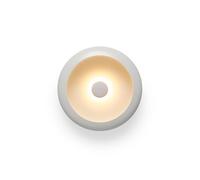 Fatboy Oloha Medium Applique Murale - IP55 Applique Murale Intérieure Exterieur - Lampe LED Variable - Rechargeable (8-90h) - 2200K Luminaire Exterieur - Ø30,0cm - Gris Clair