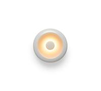 Fatboy Oloha Small Applique Murale - IP55 Applique Murale Intérieure Exterieur - Lampe LED Variable - Rechargeable (8-90h) - 2200K Luminaire Exterieur - Ø22,5cm - Gris Clair