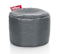 Fatboy® Point Pouf Nylon | Pouf/Repose-Pieds/Guéridon Tendance |Gris foncé| 35 x ø 50 cm