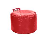 Fatboy® Point Pouf Nylon | Pouf/Repose-Pieds/Guéridon Tendance |Rouge|35 x ø 50 cm
