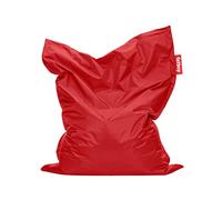 Fatboy Pouf Poire Original - Nylon Bean Bag Chair - Pouf Chambre Ado - Pouf Poire Adulte avec Remplissage - XXL Pouf Interieur - 180 x 140cm - Rouge