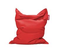 Fatboy Pouf Poire Original Stonewashed Bean Bag Chair - Pouf Chambre Ado - Pouf Poire Adulte avec Remplissage - XXL Pouf Interieur - 180 x 140cm - Rouge