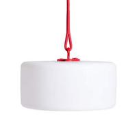 Fatboy® Thierry le Swinger Rouge | Lampe ronde multifonctionnelle | Ampoule LED sans fil élégante pour intérieur et extérieur |