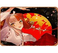 Fate/grand Order, Caster (Fate/Grand Order), Izumo No Okuni (Fate/Grand Order), Poster de la série Fate Series Décoration murale rétro en métal 20,3 x 30,5 cm