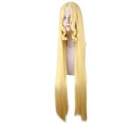 Fate Grand Order Ibaraki Douji Doji Perruque longue blonde Cosplay FGO + bonnet de perruque en cheveux synthétiques pour Halloween, fête pour filles et femmes