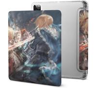Fate/Grand Order Jeanne Rin Tamamo No Mae Étui Pour Ipad Pro 2021 Avec Plumier, Résistant Aux Chocs, Veille/Réveil Automatique, Housse De Protection Transparente Pour Tablette 11 Pouces