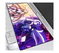 Fate Grand Order Tapis De Souris 700X300Mm, Clavier Étendu Tapis De Souris Professionnel De Jeu Mousepad avec Base De 3 Mm D'Épaisseur, pour Ordinateurs Portables, Pc,E
