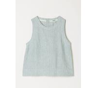 fatface FatFace 100% Linen Blouse vert FR 46 Regular (EU 44 R)