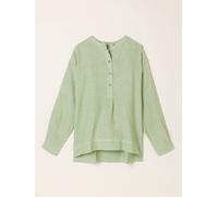 fatface FatFace 100% Linen Popover Shirt vert FR 44 Petite (EU 42 P)