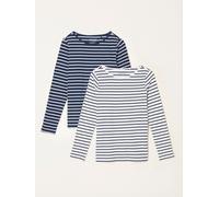 Fat Face FatFace 2 Pack Round Neck T Shirt bleu FR 36 (EU 34)