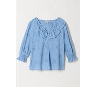 Fat Face FatFace Broderie Blouse bleu FR 46 Regular (EU 44 R)