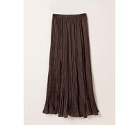 Fat Face FatFace Pleated Midi Skirt Brun FR 40 Regular (EU 38 R)
