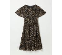 Fat Face FatFace Printed Floral Dress Noir FR 46 Regular (EU 44 R)