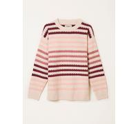 Fat Face FatFace Stripe Knitted Crew Jumper pâle FR 44 (EU 42)