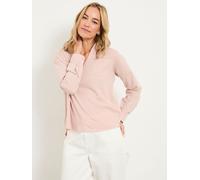 Fat Face FatFace Woven Jersey Mix Top Rose FR 50 (EU 48)