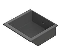 Fath Bac de préhension - Boîte de rangement - 110 x 105 x 40 mm - Compatible avec profil 40 pour rainure 8 - En plastique noir