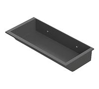 Fath Bac de préhension - Boîte de rangement - 210 x 105 x 40 mm - Compatible avec profil 40 pour rainure 8 - En plastique noir